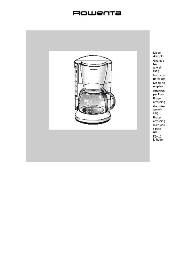 Imagen de la primera página del manual del dispositivo CG 306