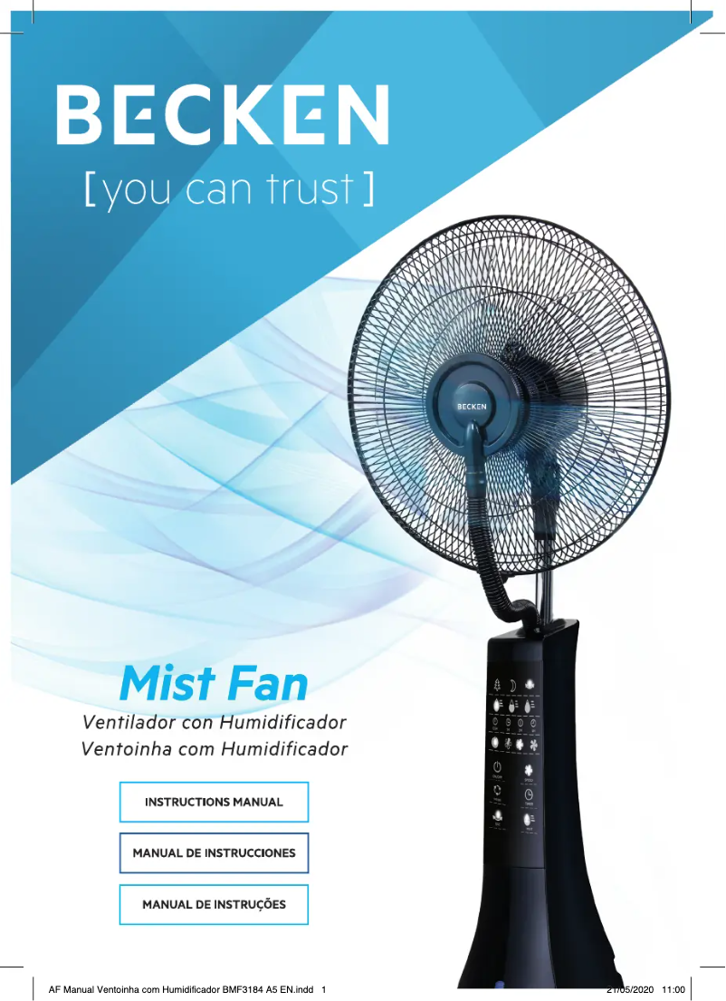 Página 1 del manual Manual de usuario Becken BMF3184