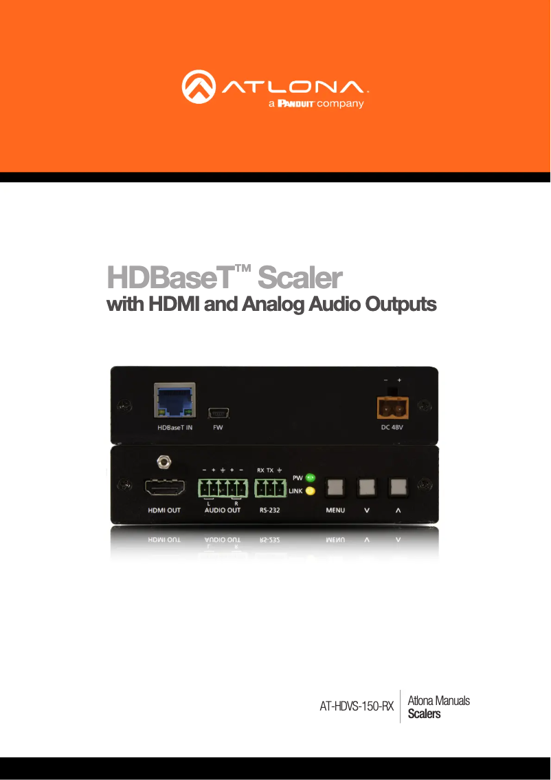 Página nº 1 - Manual de usuario Atlona AT-HDVS-150-TX-PSK