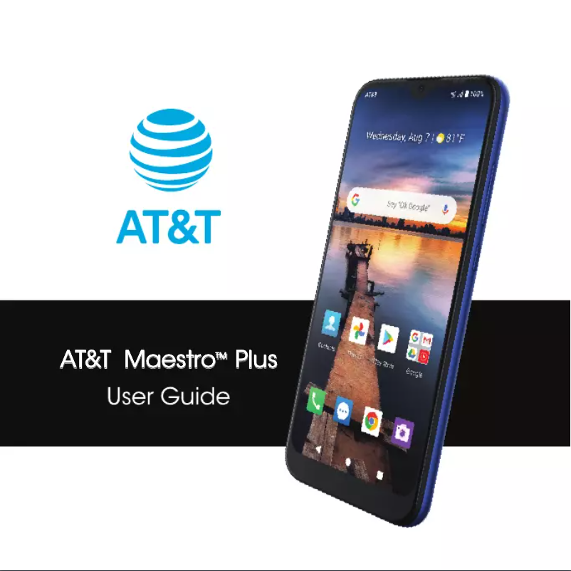 Página 1 del manual Manual de usuario AT&T Maestro Plus