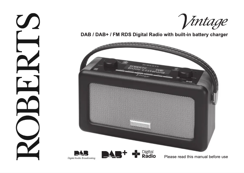 Página 1 del manual Manual de usuario Roberts Vintage