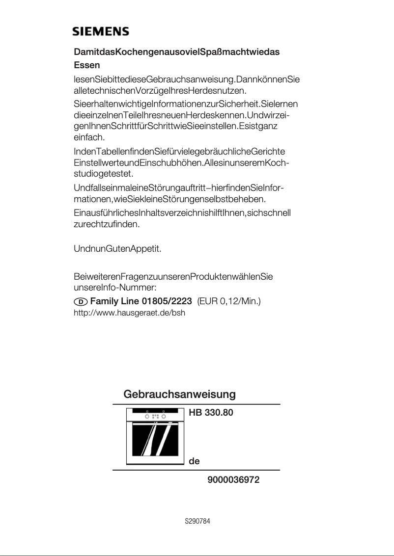 Imagen de la primera página del manual del dispositivo HB330580