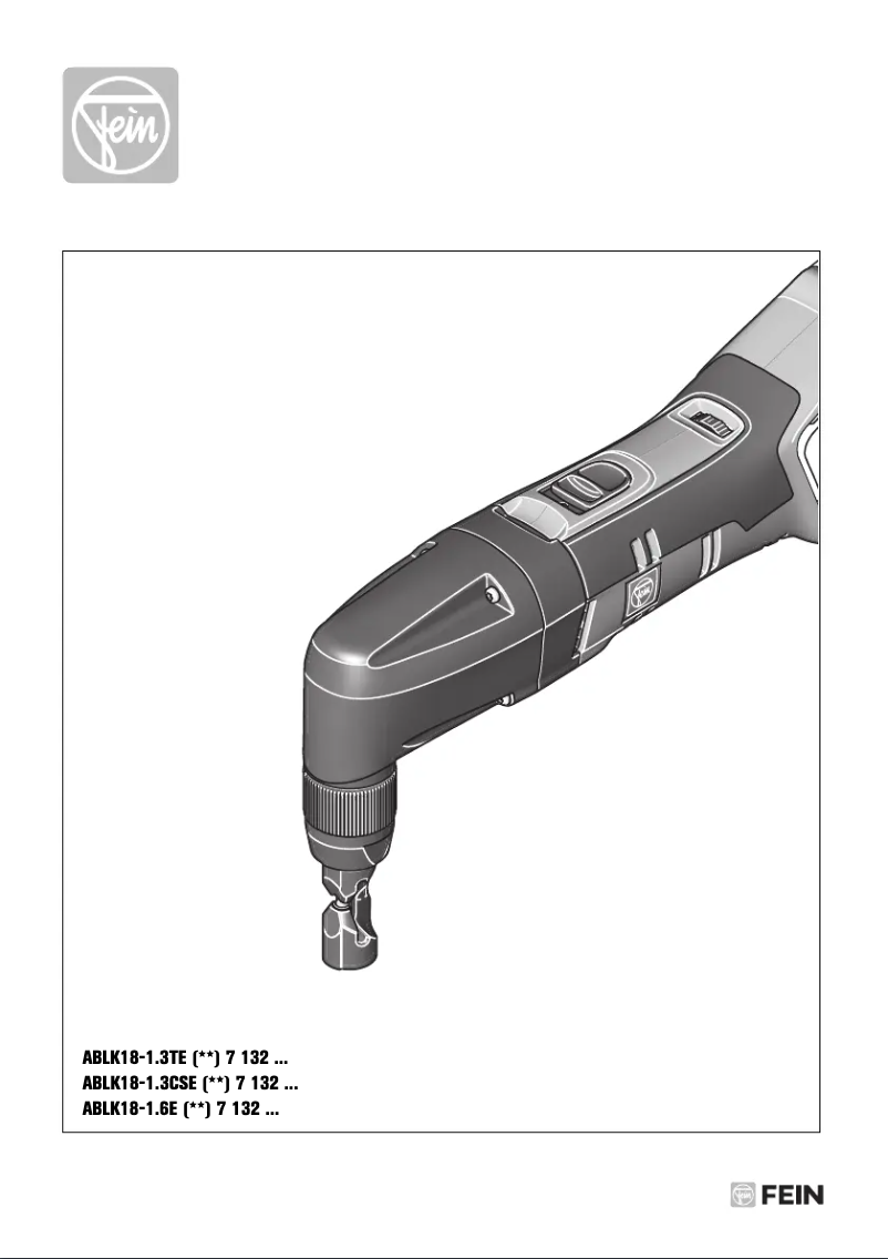 Página nº 1 - Manual de usuario Fein ABLK 18 1.3 CSE Select