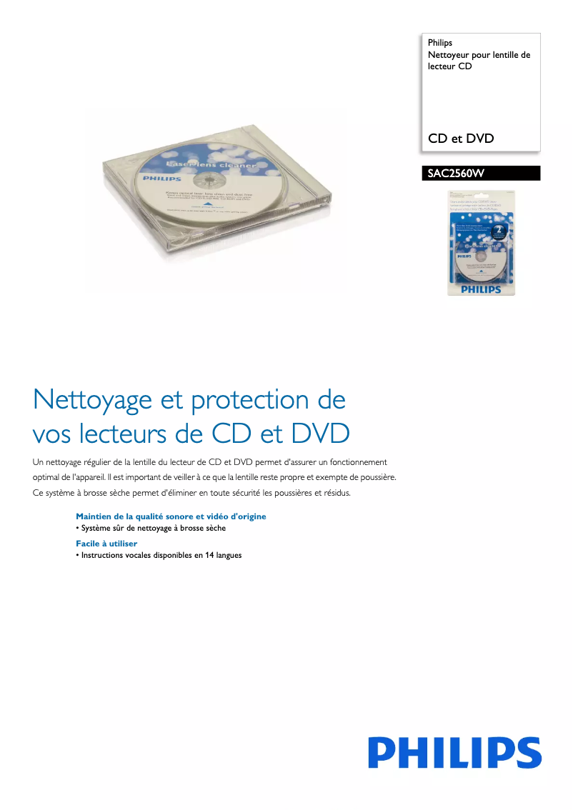 Imagen de la primera página del manual del dispositivo SAC2560W