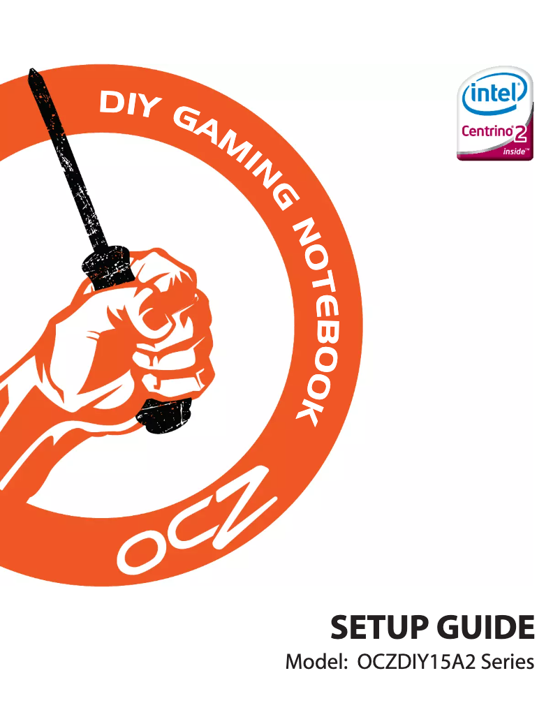 Imagen de la primera página del manual del dispositivo DIY 15" Gaming Notebook