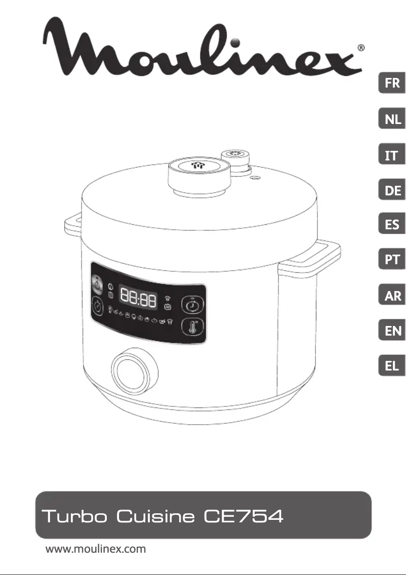 Imagen de la primera página del manual del dispositivo Turbo Cuisine CE754