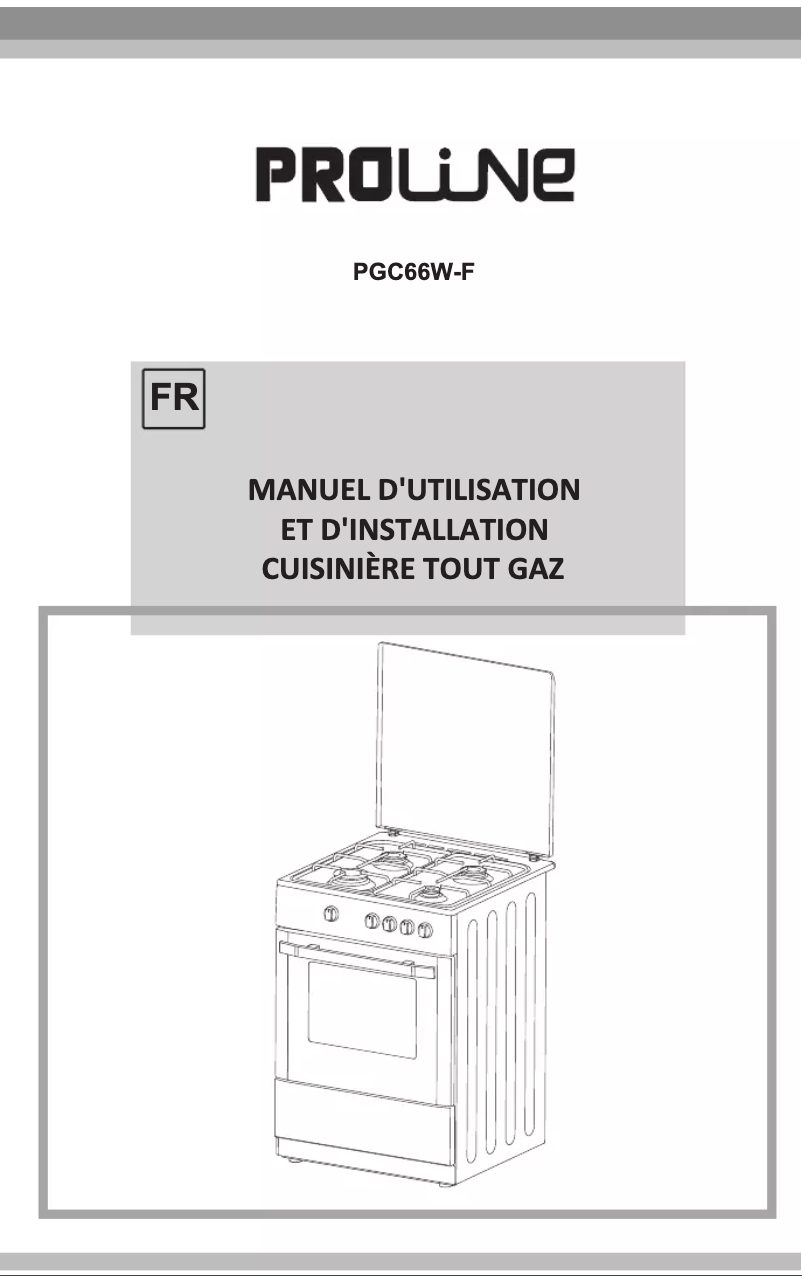 Página 1 del manual Manual de usuario Proline PGC 66W-F
