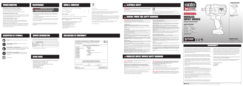 Imagen de la primera página del manual del dispositivo PXBWK-130U