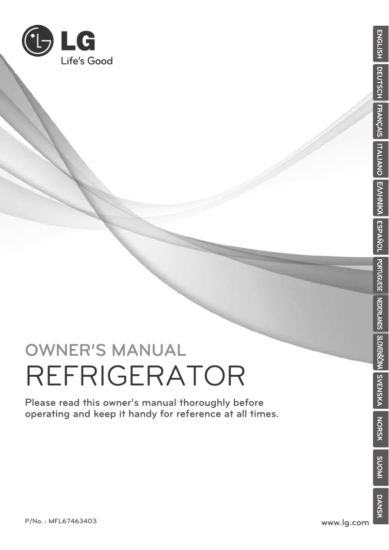 Imagen de la primera página del manual del dispositivo GL5141SWHW1