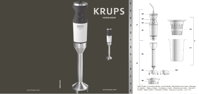 Imagen de la primera página del manual del dispositivo Perfect Mix HZ5051