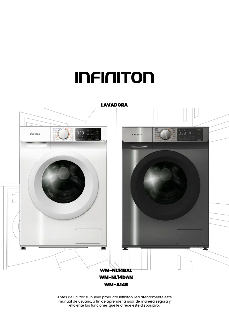 Página 1 del manual Manual de usuario Infiniton WM-A14B