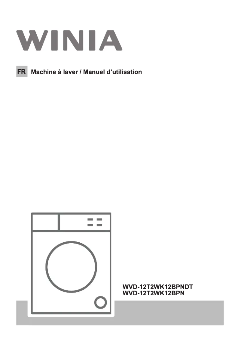 Página 1 del manual Manual de usuario Winia WVD-12T2WK12BPN