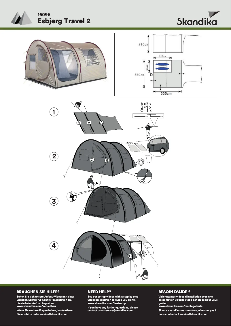 Imagen de la primera página del manual del dispositivo Esbjerg Travel