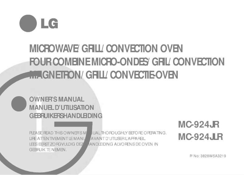 Página 1 del manual Manual de usuario LG MC-924JLR