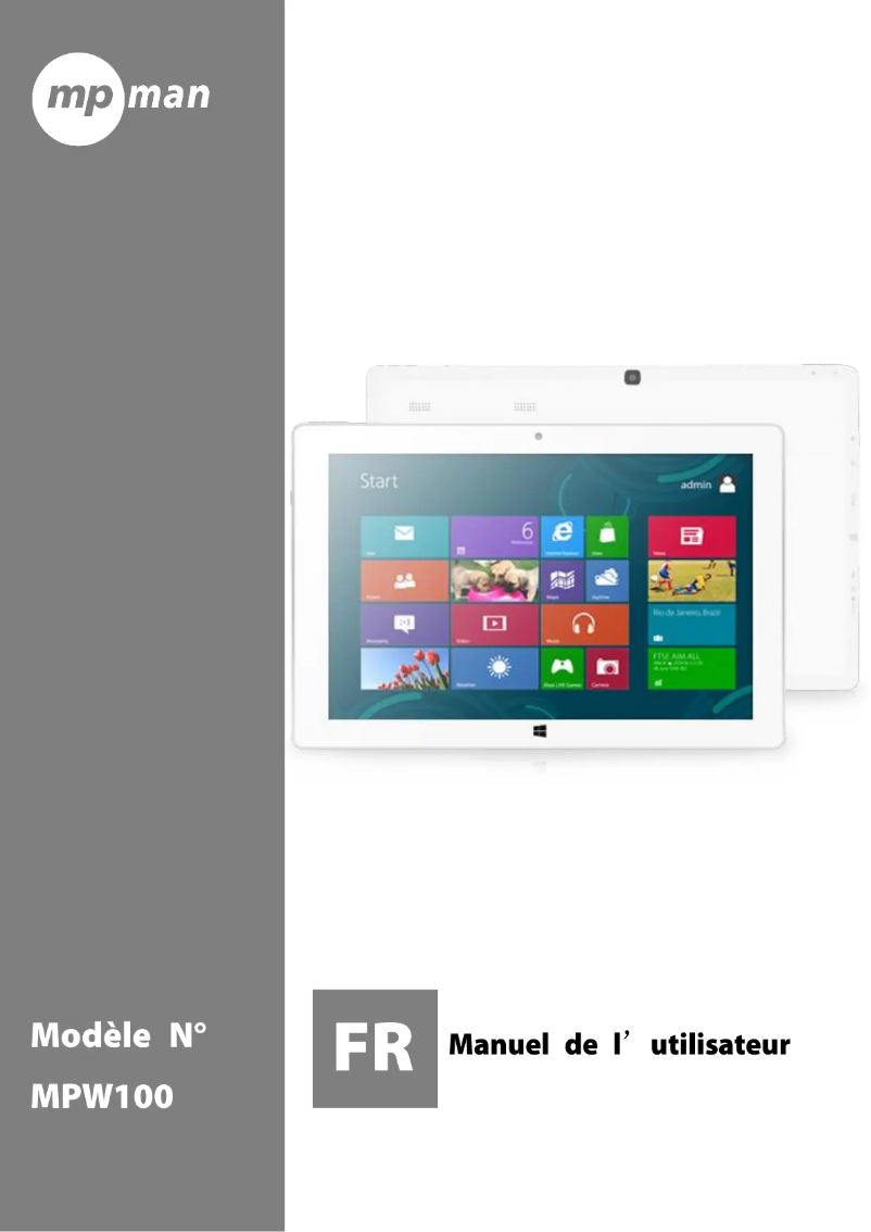 Imagen de la primera página del manual del dispositivo MPW100