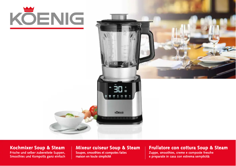 Imagen de la primera página del manual del dispositivo B00135