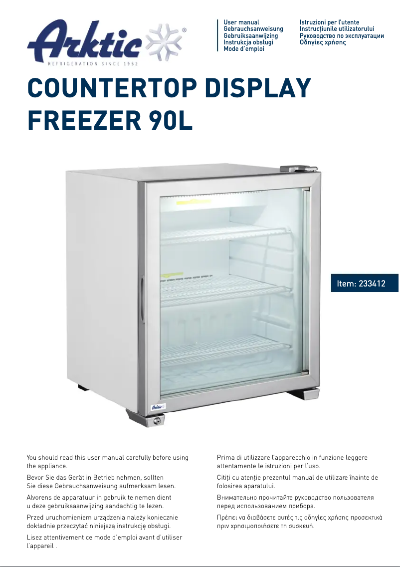 Imagen de la primera página del manual del dispositivo 233412