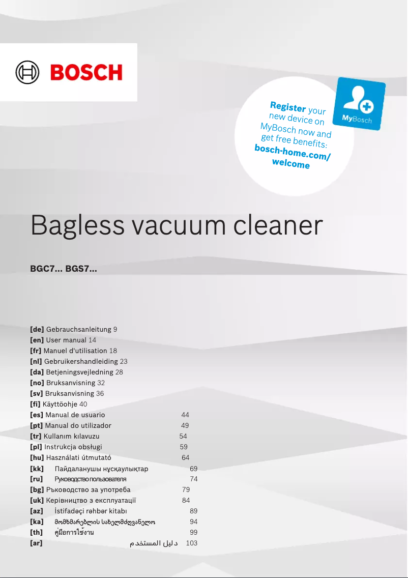 Imagen de la primera página del manual del dispositivo Serie 8 Relaxx'x Ultimate BGS7PET