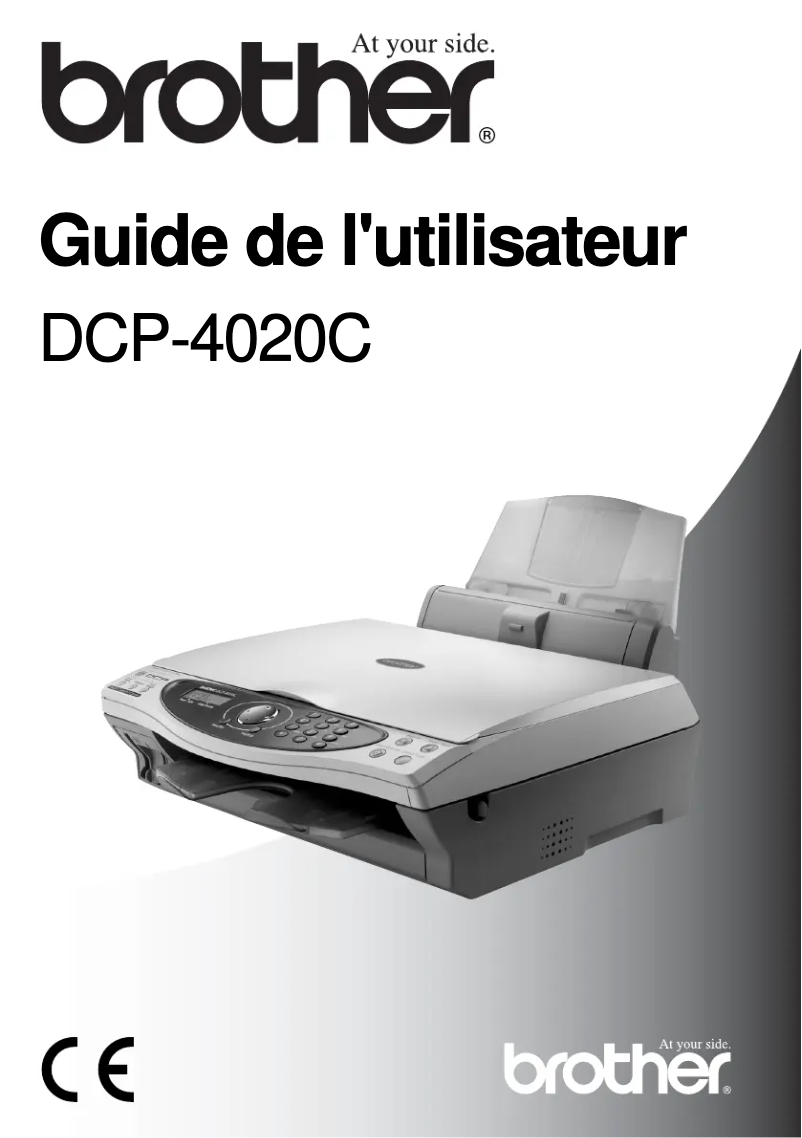 Imagen de la primera página del manual del dispositivo DCP-4020C