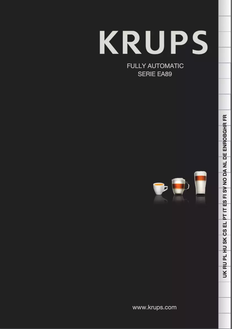 Página 1 del manual Manual de usuario Krups Evidence EA893D