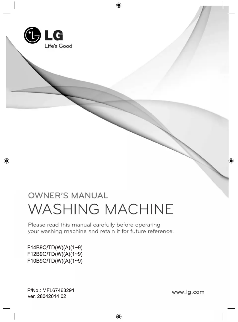 Página nº 1 - Manual de usuario LG F12B9QDA5