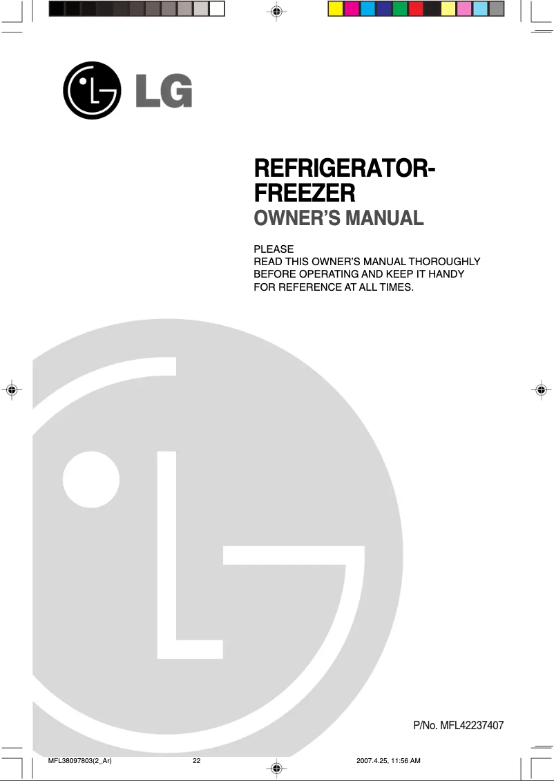 Imagen de la primera página del manual del dispositivo GR-M680YQ