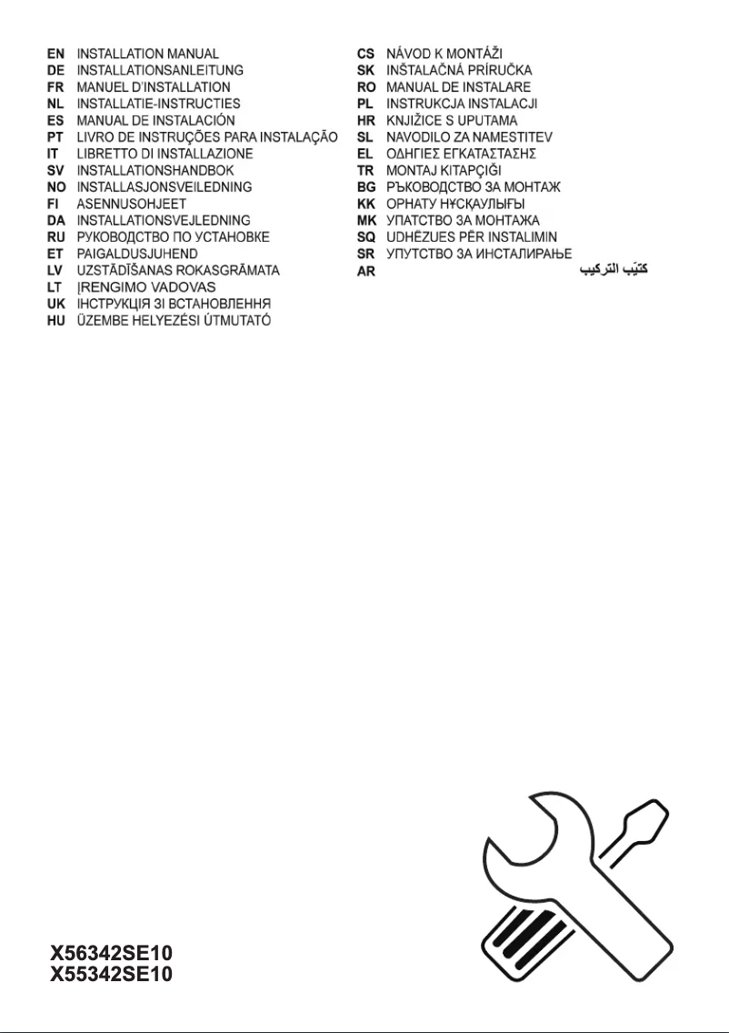 Imagen de la primera página del manual del dispositivo X56342SE10