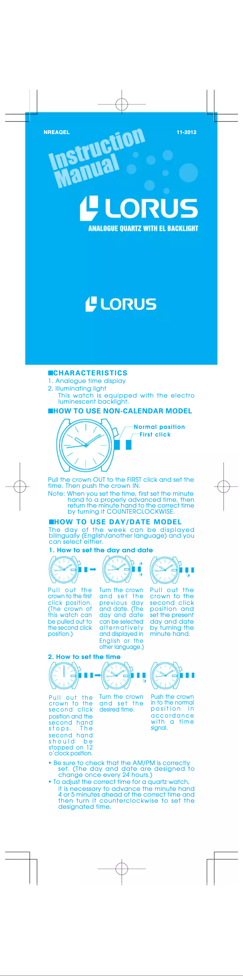 Imagen de la primera página del manual del dispositivo Kids R2313FX9