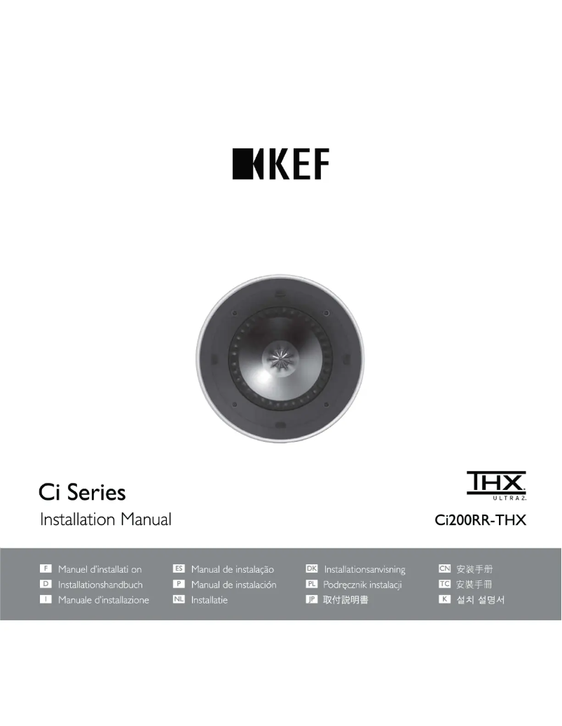 Imagen de la primera página del manual del dispositivo Ci200RR-THX