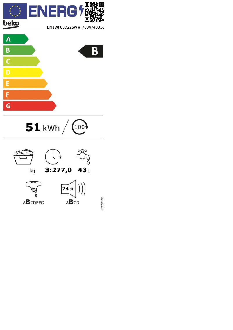 Imagen de la primera página del manual del dispositivo BM1WFU37225WW