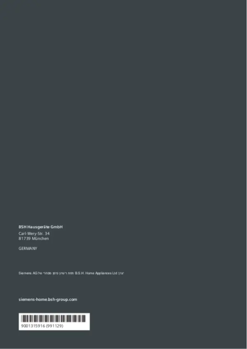 Imagen de la primera página del manual del dispositivo HB537GBW0Y