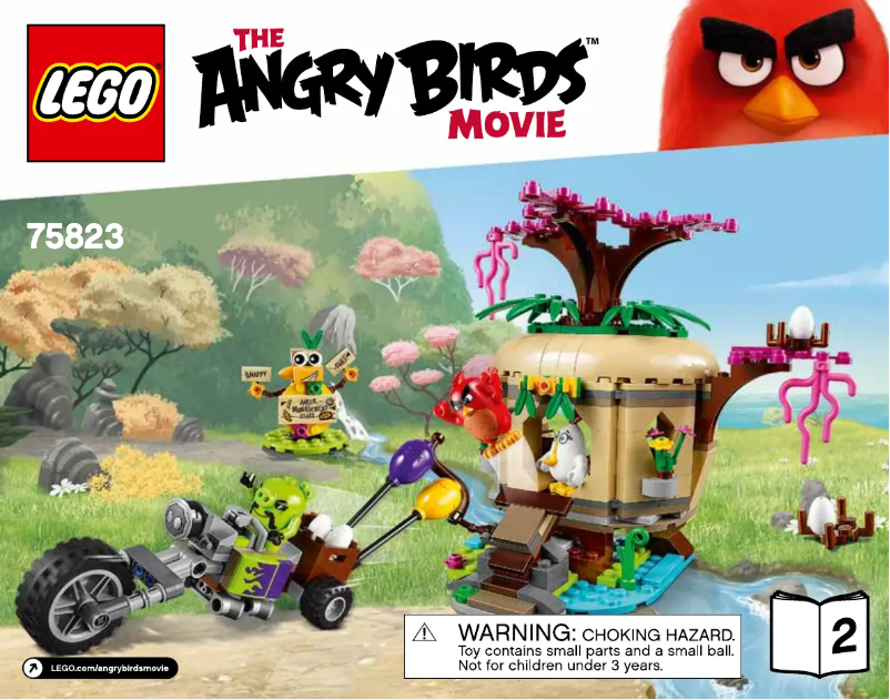 Página 1 del manual Manual de usuario Lego Angry Birds 75823