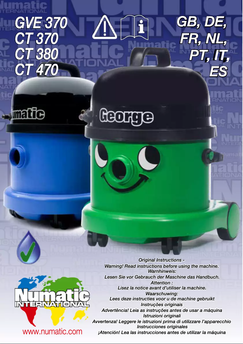 Imagen de la primera página del manual del dispositivo George GVE372-2
