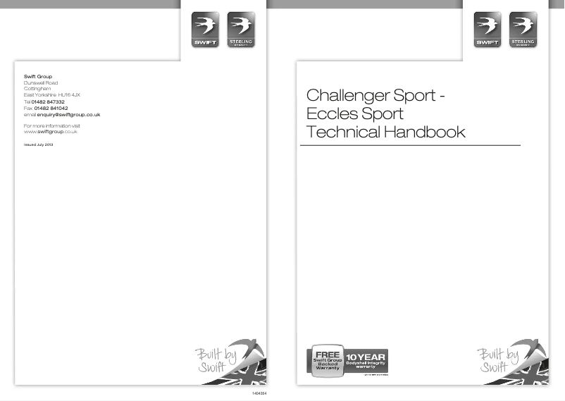 Imagen de la primera página del manual del dispositivo Eccles Sport (2014)