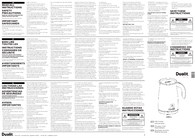 Imagen de la primera página del manual del dispositivo 84135