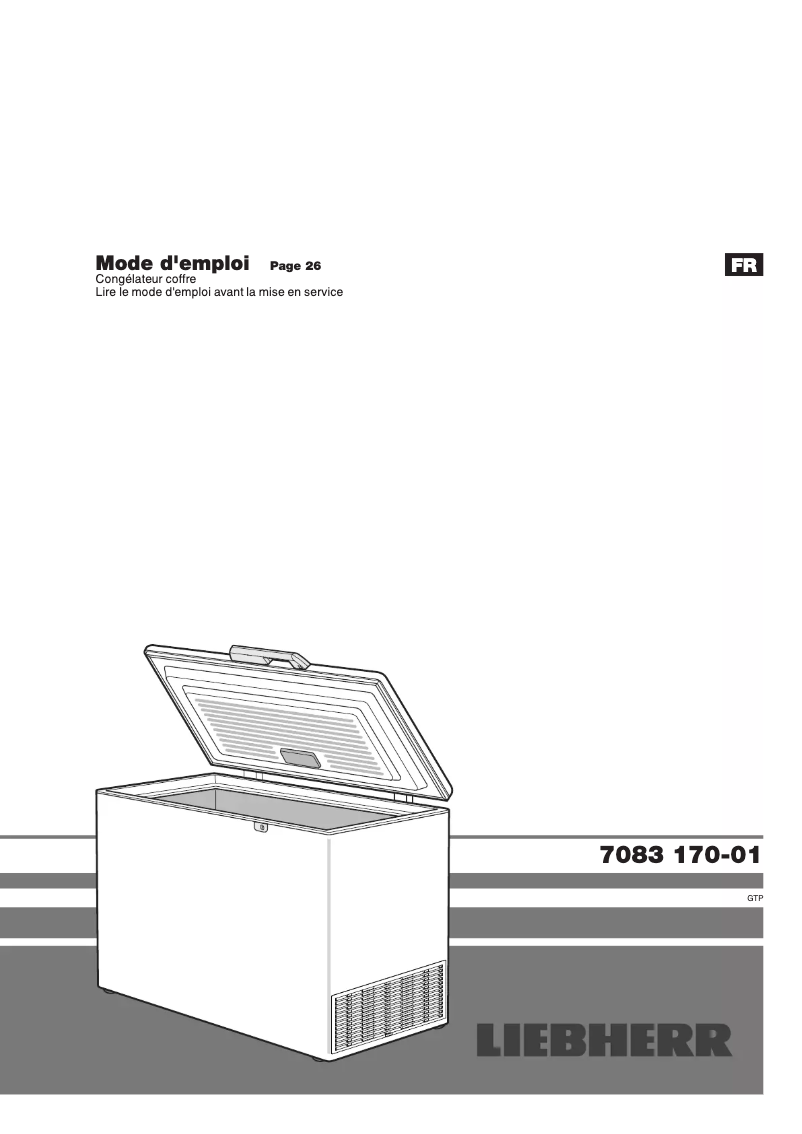 Página 1 del manual Manual de usuario Liebherr GTP 4656