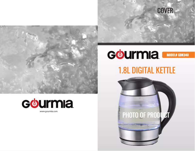 Imagen de la primera página del manual del dispositivo GDK340