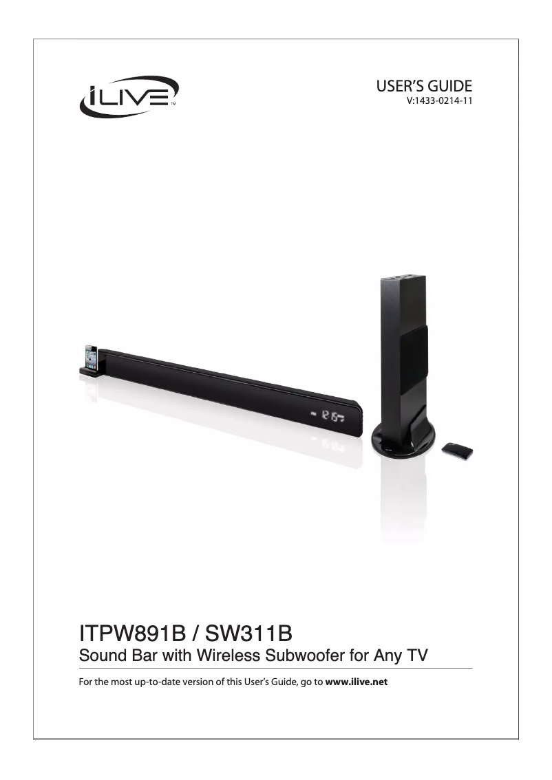 Página 1 del manual Manual de usuario iLive ITPW891B