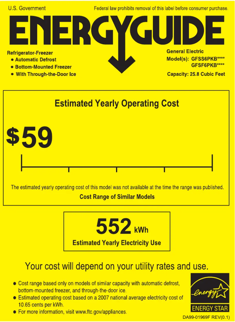 Imagen de la primera página del manual del dispositivo GFSF6PKBBB