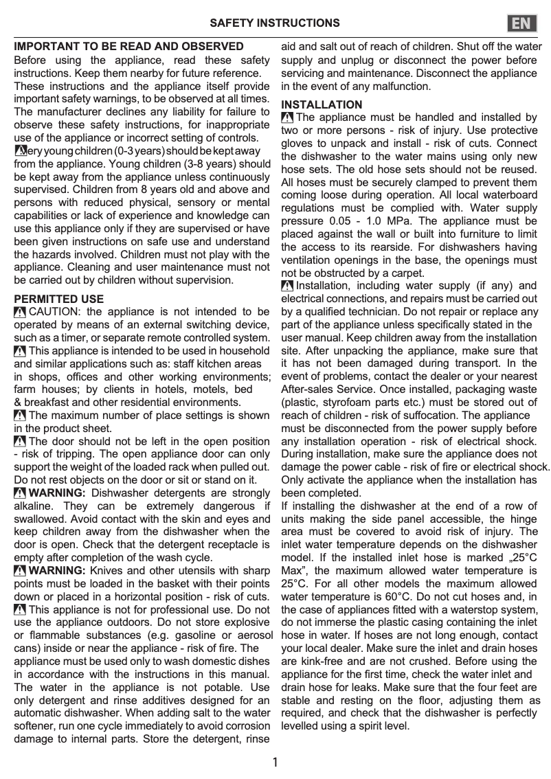 Imagen de la primera página del manual del dispositivo BFO 3C33 C
