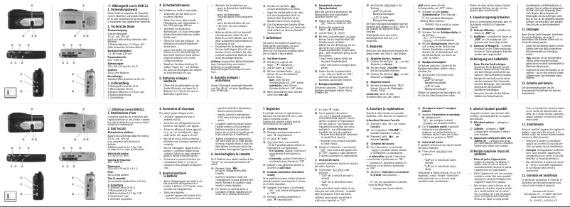 Imagen de la primera página del manual del dispositivo KH 4111