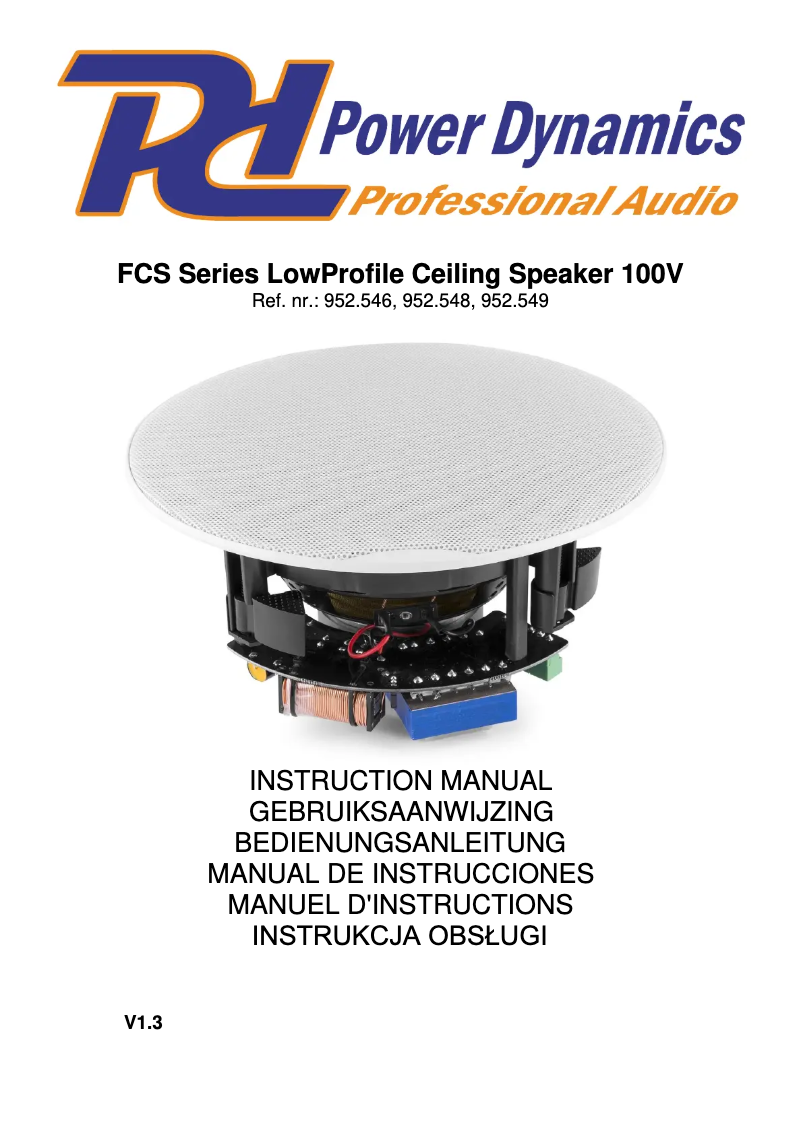 Imagen de la primera página del manual del dispositivo FCS6