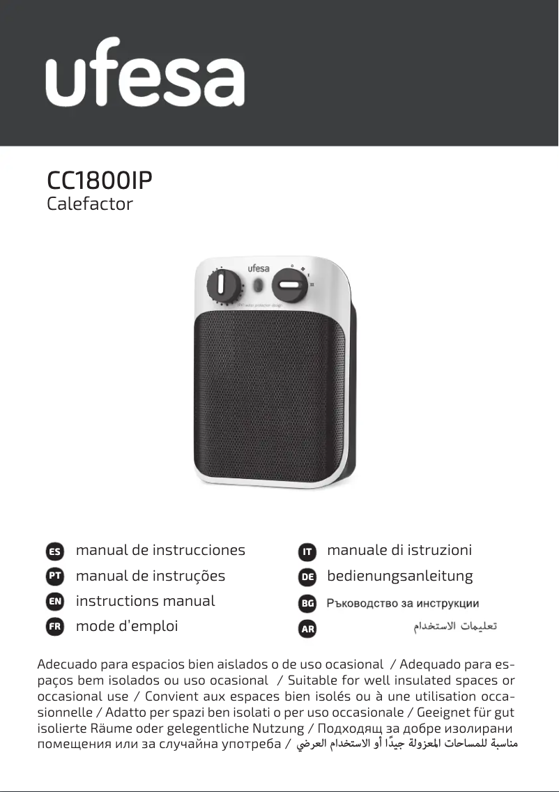 Página 1 del manual Manual de usuario Ufesa CC1800IP