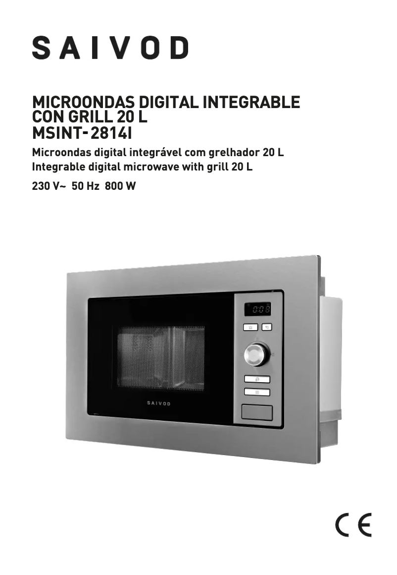 Imagen de la primera página del manual del dispositivo MSINT-2814I