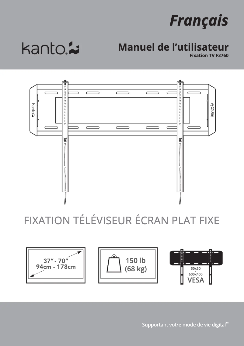 Imagen de la primera página del manual del dispositivo F3760
