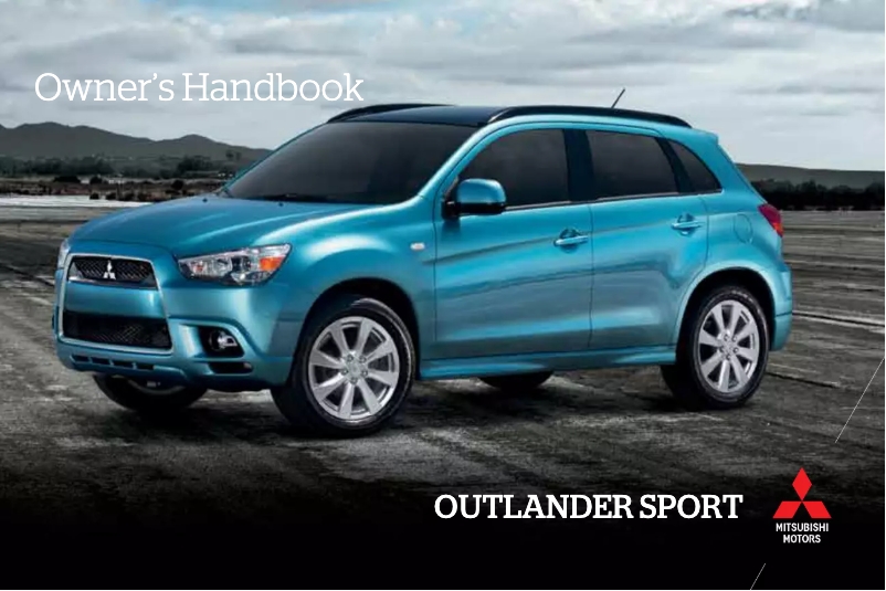 Imagen de la primera página del manual del dispositivo Outlander Sport (2012)
