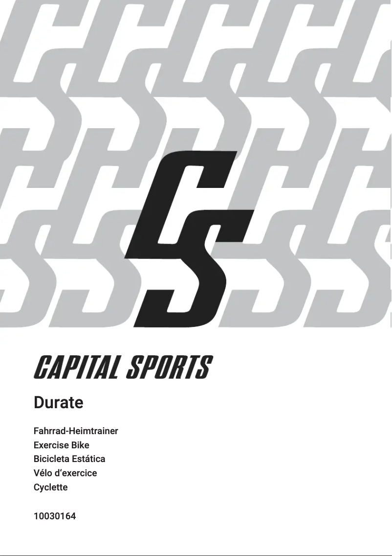 Página nº 1 - Manual de usuario Capital Sports Durate