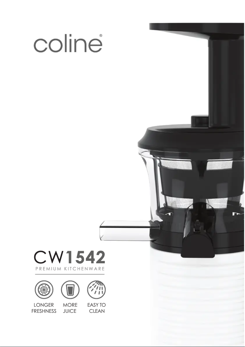 Página nº 1 - Manual de usuario Coline CW1542