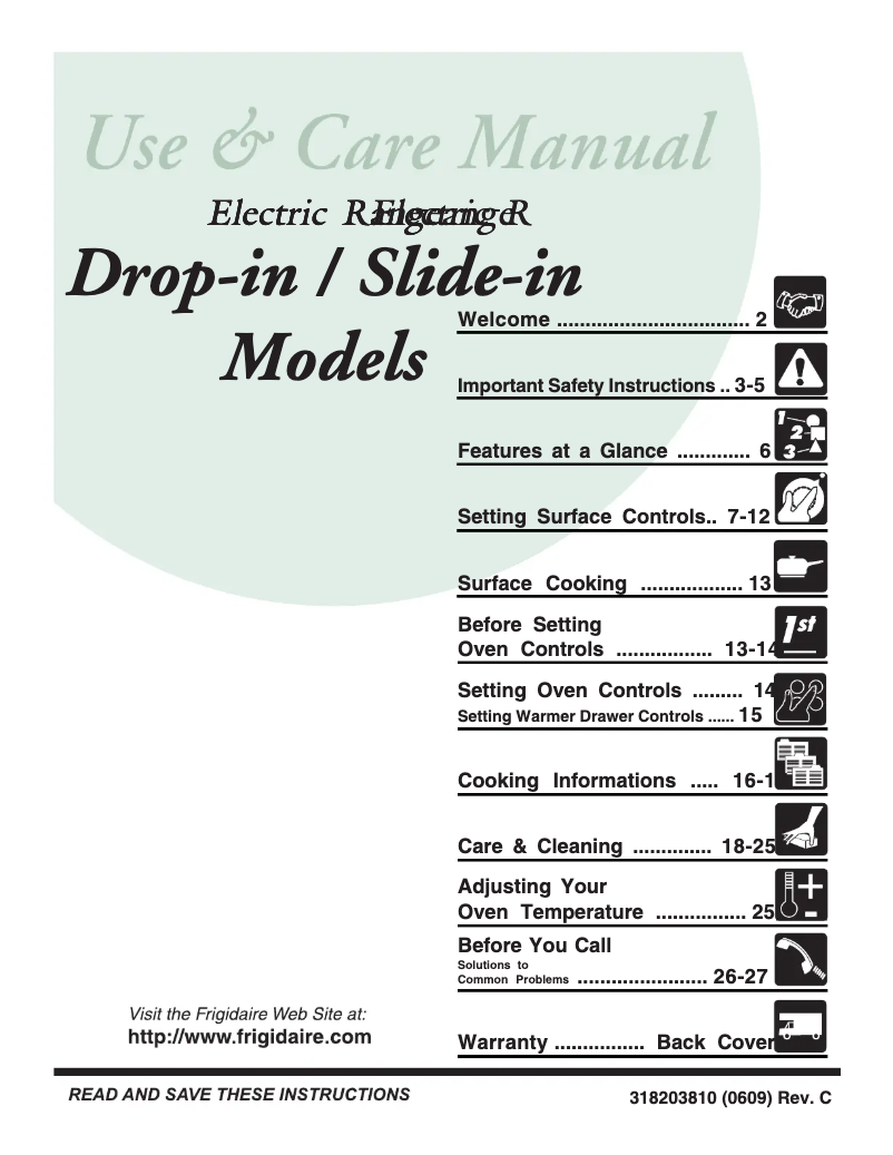 Imagen de la primera página del manual del dispositivo GLES389FQ