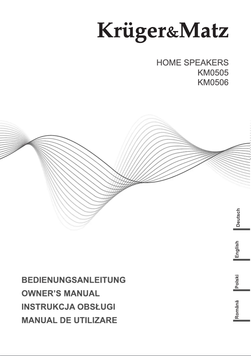 Página nº 1 - Manual de usuario Krüger&Matz KM0506C